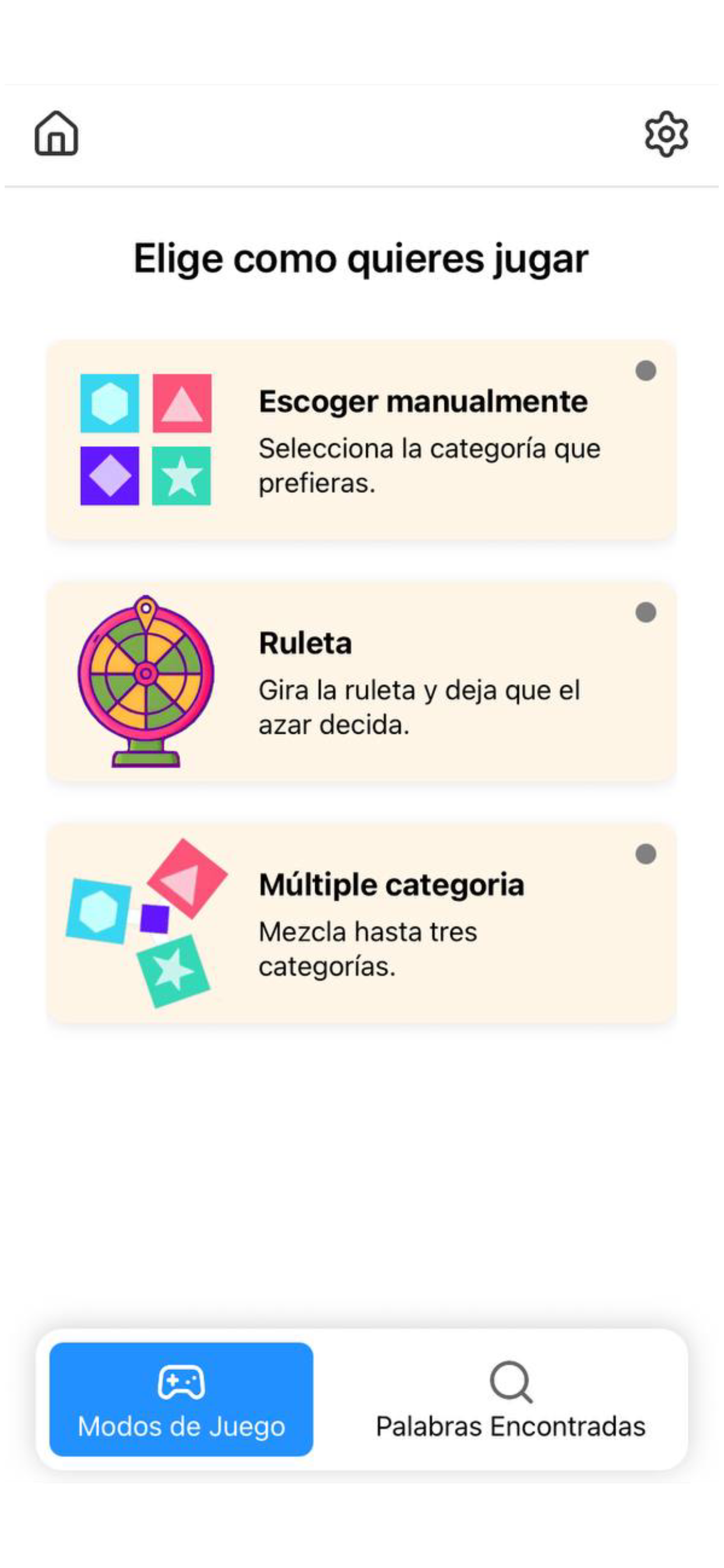 Modos de juego